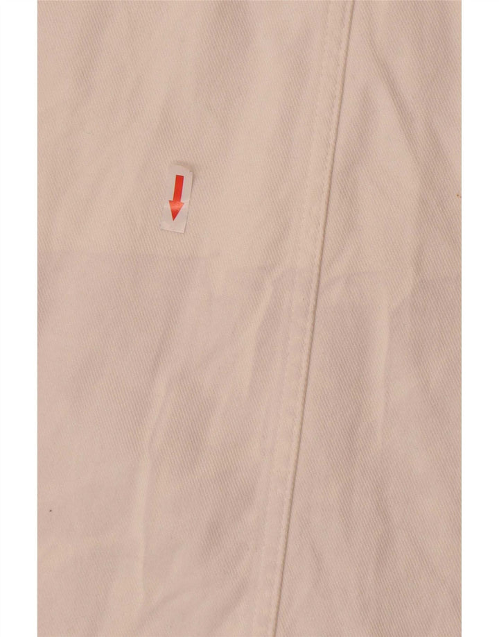 Zara Damen Midi-Jeansrock Medium W28 Weiße Baumwolle