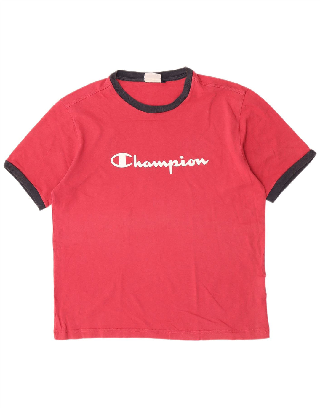 Champion Herren-T-Shirt mit Grafik, Größe L, aus roter Baumwolle