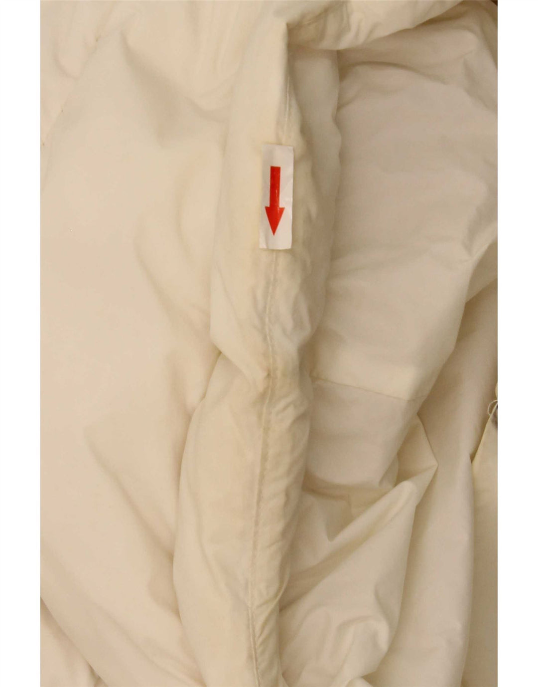 Woolrich Herren-Anorak mit Kapuze, gepolstert, Größe 40, Weiß