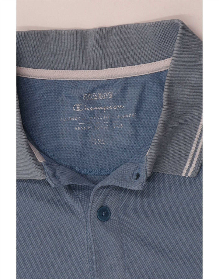 Champion Herren Poloshirt 2XL Blau