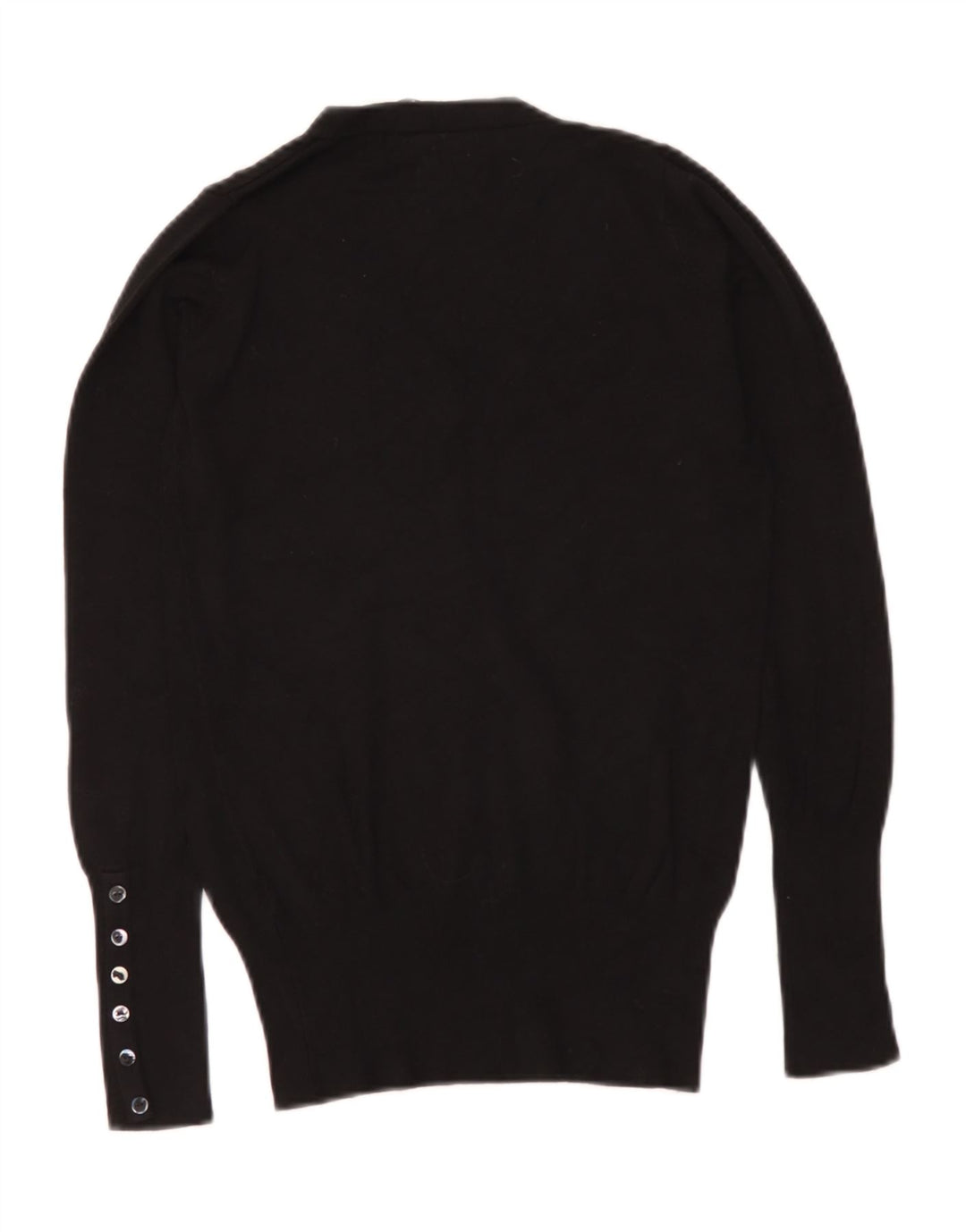 Zara Damen-Pullover mit V-Ausschnitt, Gr. 10, Größe S, Schwarz