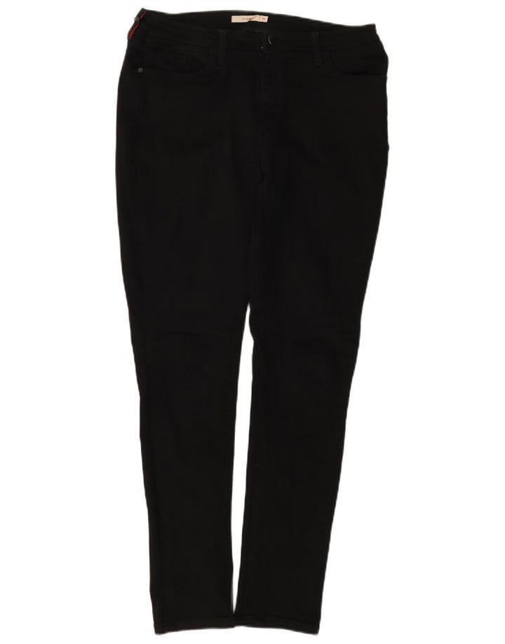 Levi's Damen 711 Skinny Jeans W32 L30 Schwarze Baumwolle