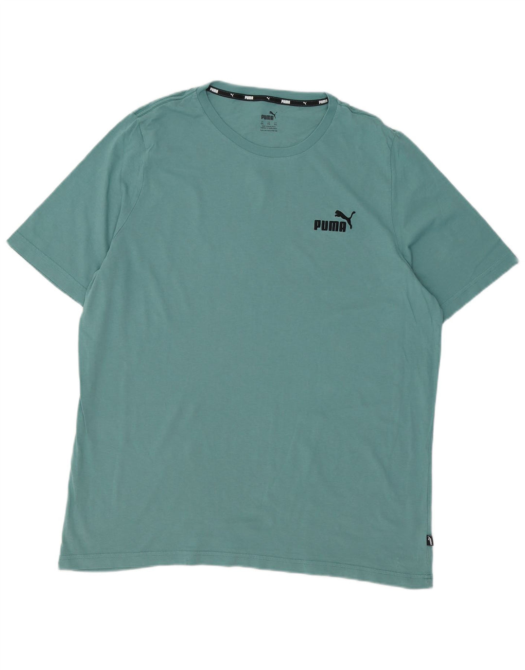 PUMA Herren T-Shirt Top 2XL Blau Baumwolle