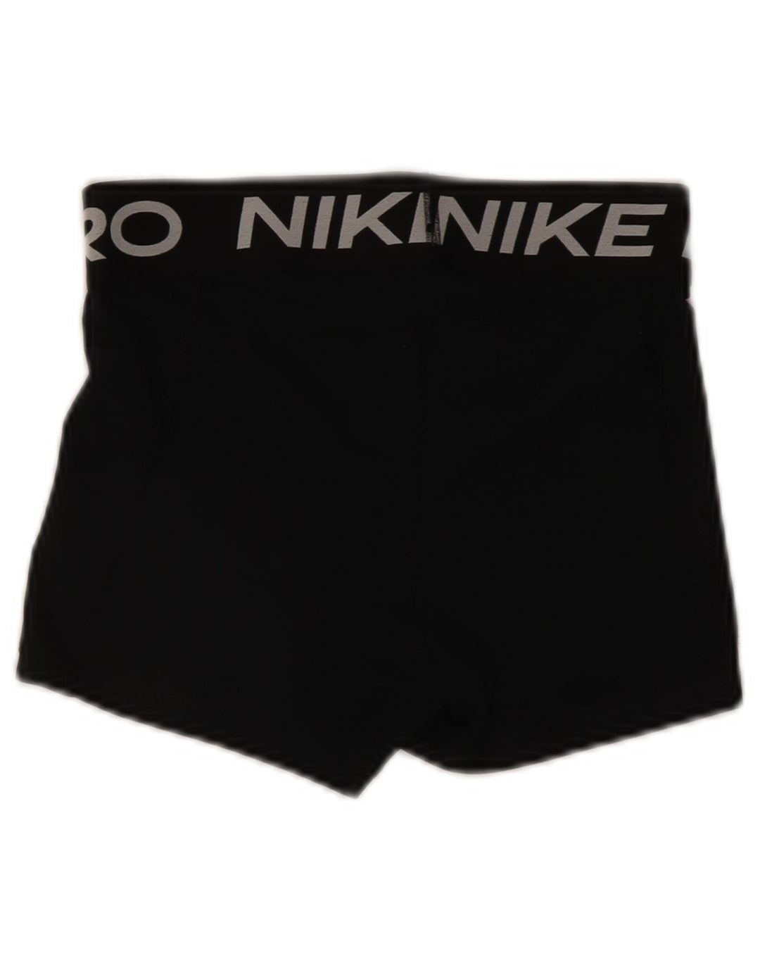 Nike Damen Dri Fit Graphic Sport Shorts UK 10 Small Schwarz Polyester