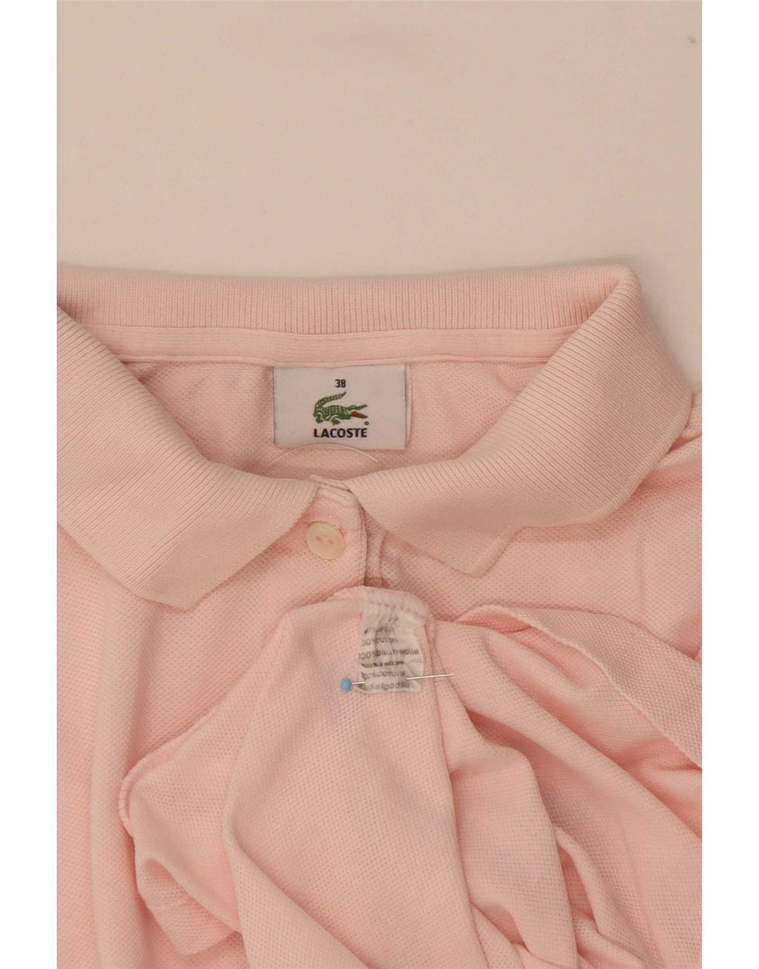 Lacoste Damen-Poloshirt, Größe 38, mittelrosa, Baumwolle