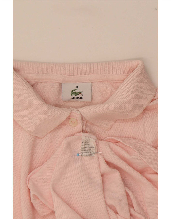 Lacoste Damen-Poloshirt, Größe 38, mittelrosa, Baumwolle