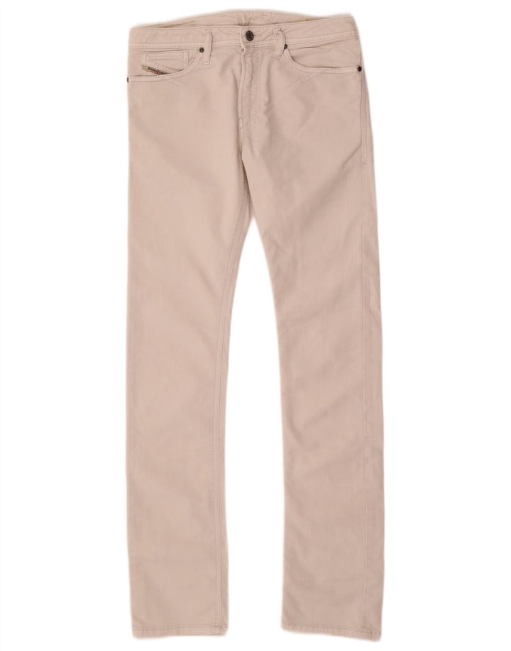 Diesel Damen Slim Jeans W28 L32 Weiße Baumwolle