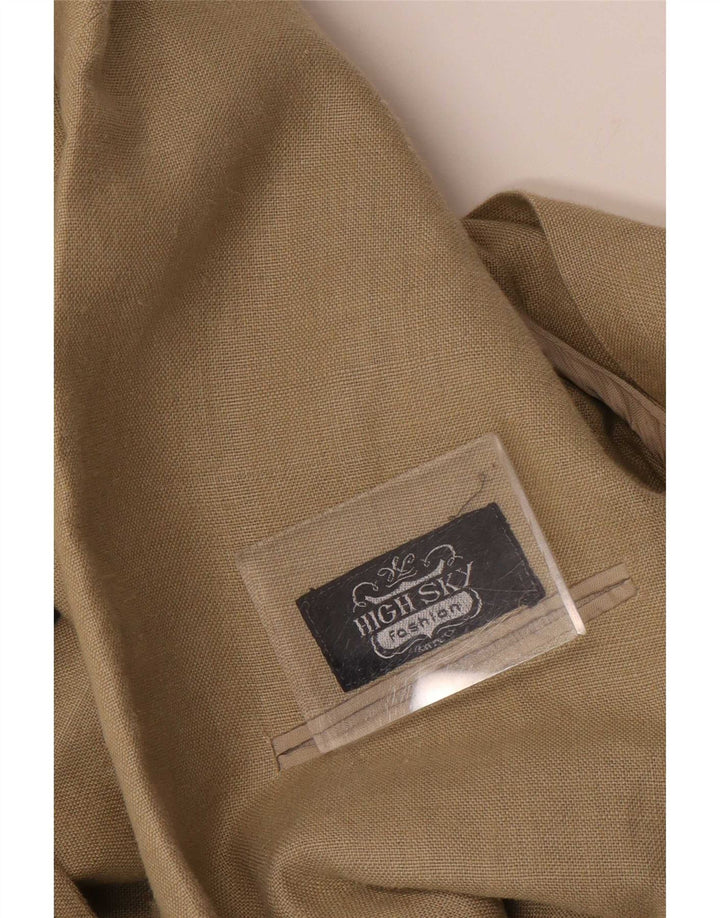 High Sky Herren-Blazer, zweireihig, Gr. 38, Mittelbeige