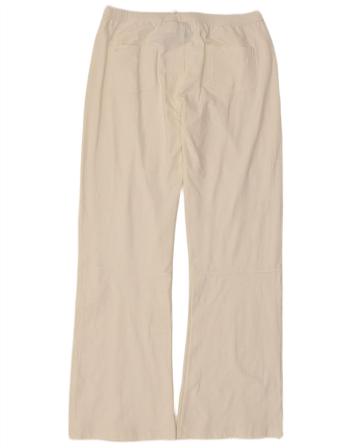 Nike Damen Flare-Trainingshose UK 14/16 Large Off White Nylon