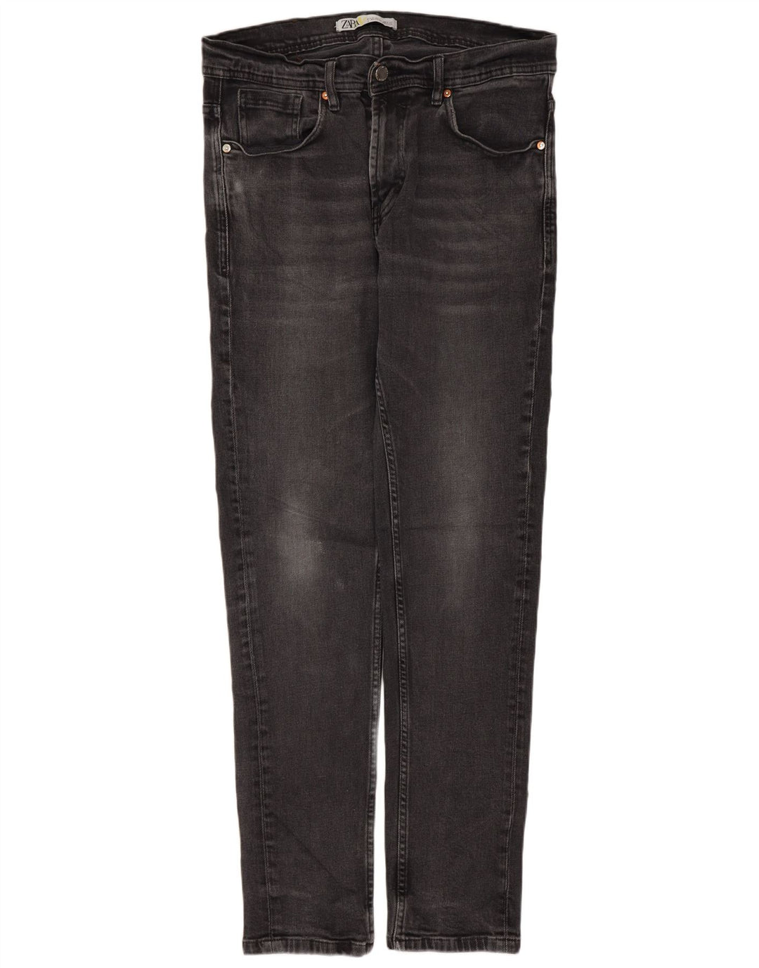 Zara Herren Slim Jeans W32 L30 Schwarz