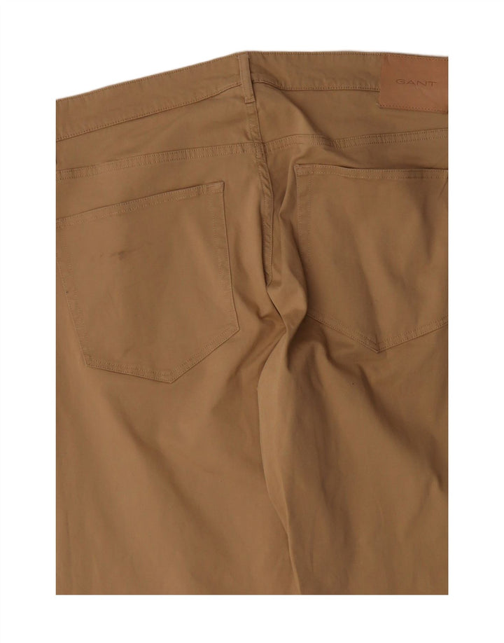 Gant Herren Slim Freizeithose W38 L31 Braune Baumwolle