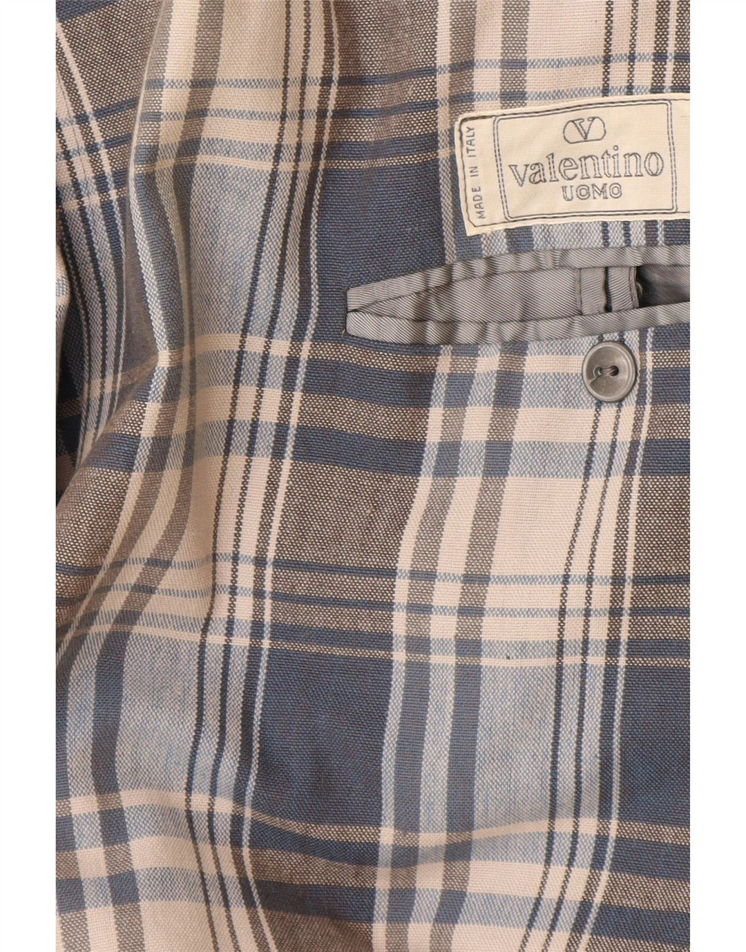 Valentino Herren 2-Knopf-Blazerjacke UK 40 Large Grau