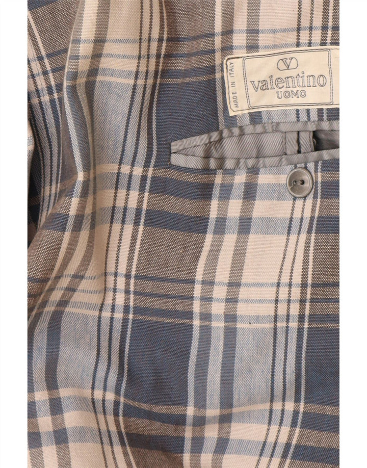 Valentino Herren 2-Knopf-Blazerjacke UK 40 Large Grau