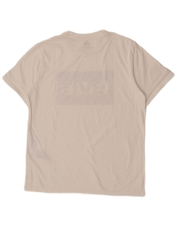 Levi's Herren-T-Shirt mit Grafik, mittelweiße Baumwolle