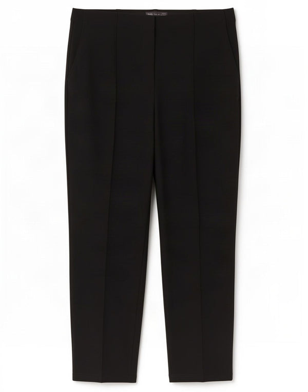 Marks & Spencer Damen Gerade Chinohose UK 16 Large W34 L28 Schwarz