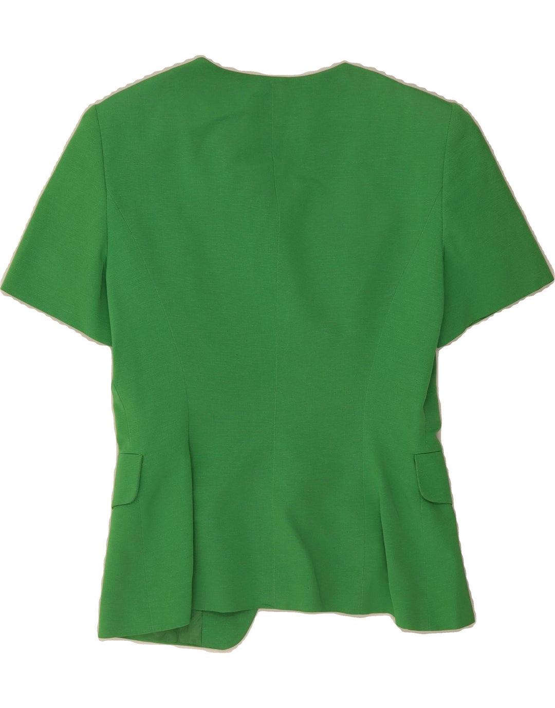 GILMAR Womens 3 Button Short Sleeve Blazer Jacket IT 44 Medium Green Vintage Gilmar and Second-Hand Gilmar from Messina Hembry 