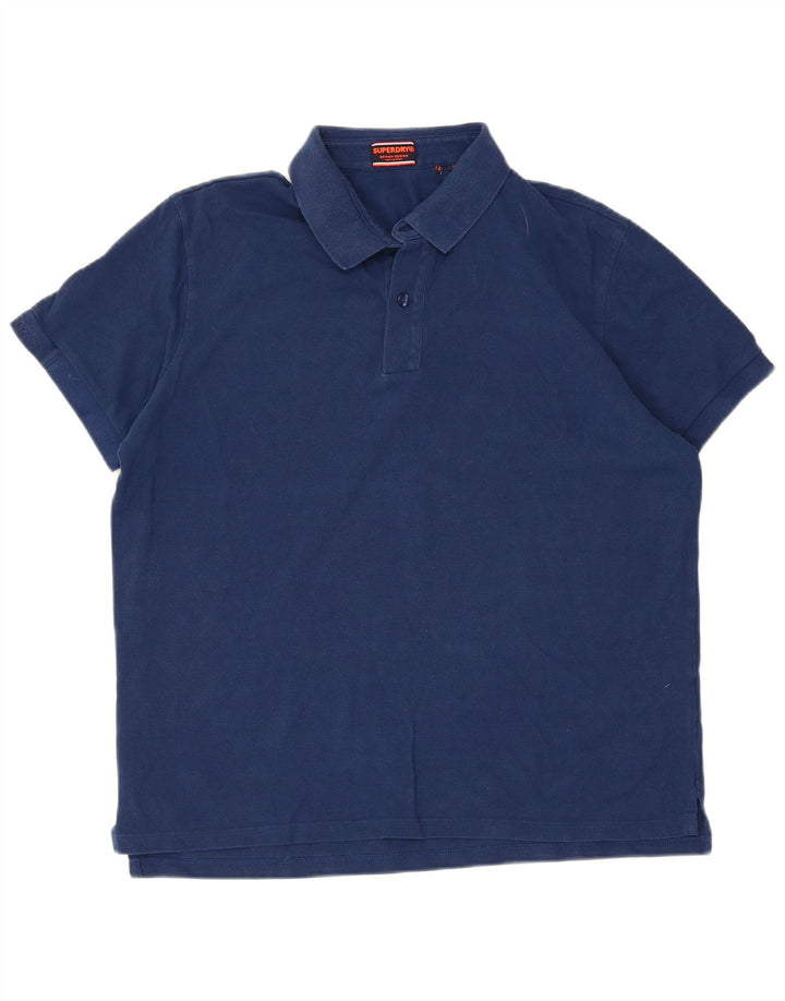 Superdry Herren Poloshirt XL Marineblau