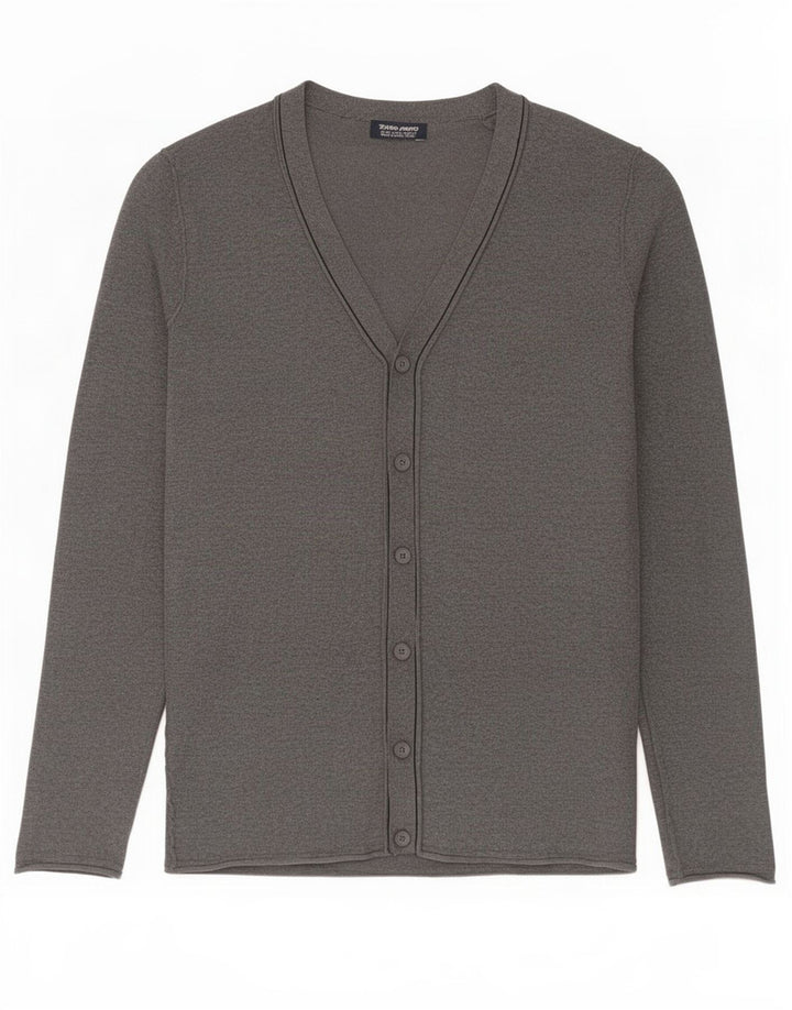 Zara Herren Strickjacke XL Grau