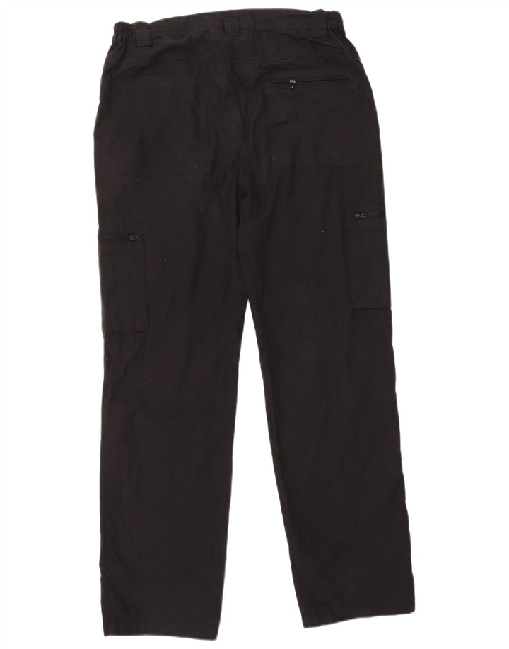 Mountain Warehouse Gerade Herren-Cargohose, W34, L32, Schwarz, Polyester