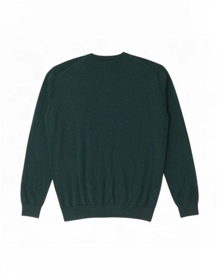Lacoste Herren-Pullover mit V-Ausschnitt, Größe 6 XL, Grün