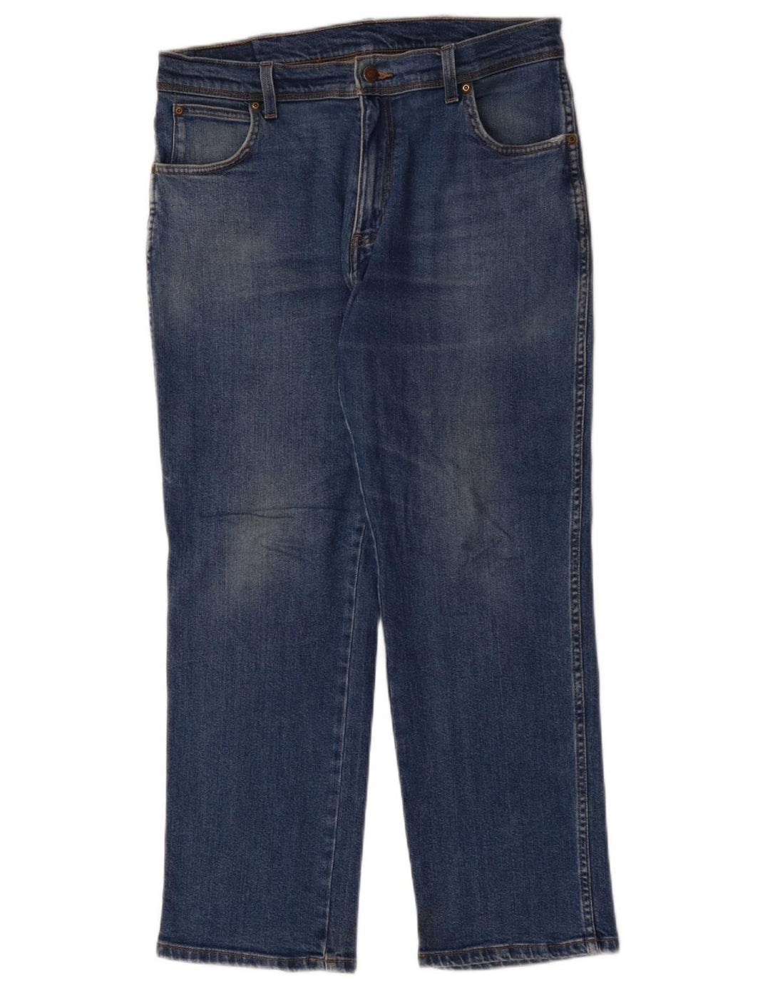 Wrangler Herren-Jeans mit normaler Passform, gerade Passform, W34, L30, Blau, Baumwolle