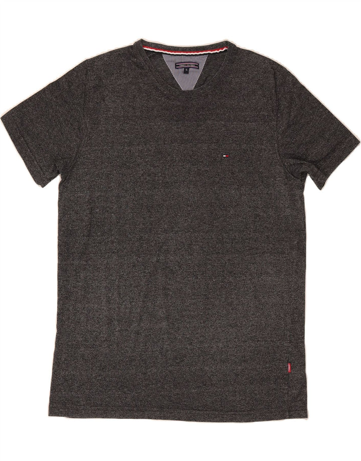 TOMMY HILFIGER Mens T-Shirt Top XL Grey Vintage Tommy Hilfiger and Second-Hand Tommy Hilfiger from Messina Hembry 