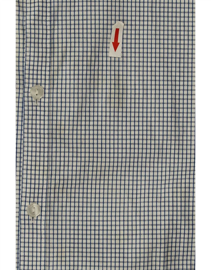 Calvin Klein Herren-Slim-Fit-Hemd, groß, blau kariert, Baumwolle