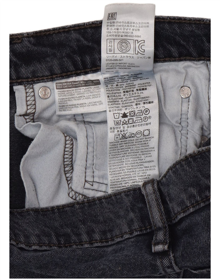 Levi's Herren Slim Jeans W34 L30 Marineblaue Baumwolle