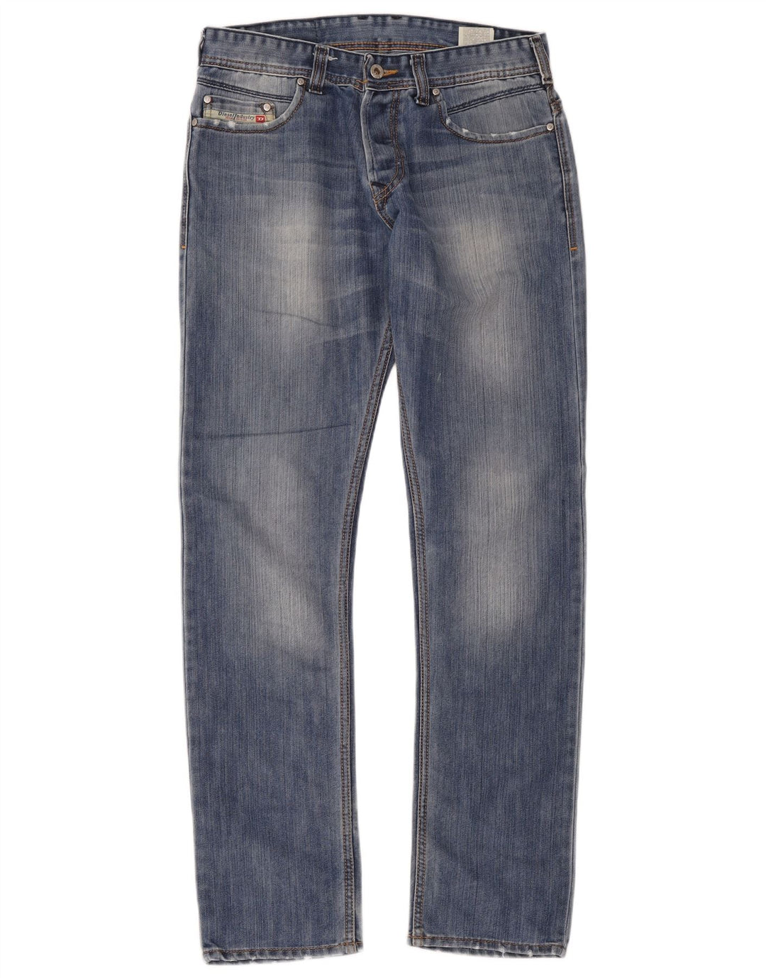 Diesel Herren Distressed Slim Jeans W31 L31 Blaue Baumwolle