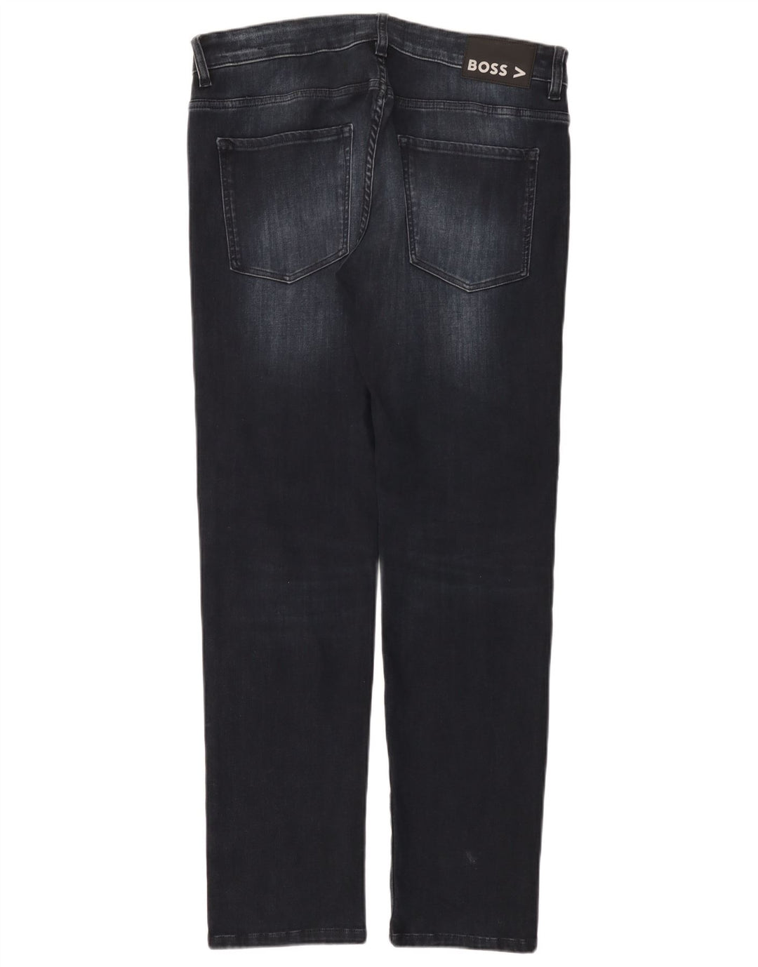 HUGO BOSS Damen Slim Jeans W34 L32 Marineblaue Baumwolle