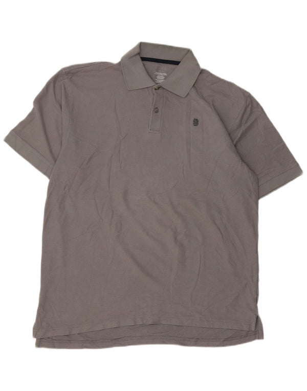 IZOD Herren-Poloshirt, großes graues Polyester