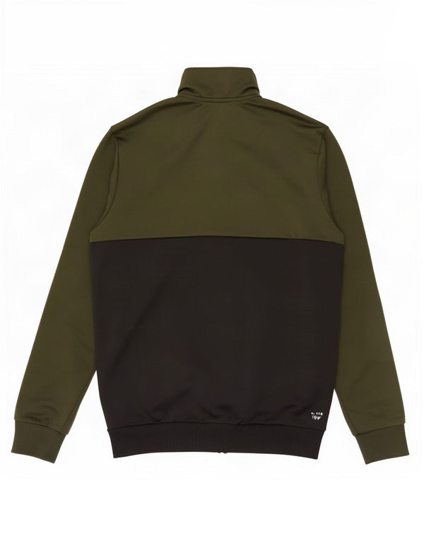 Adidas Jungen Climalite Trainingsanzug Top Jacke 13–14 Jahre Grün Farbblock