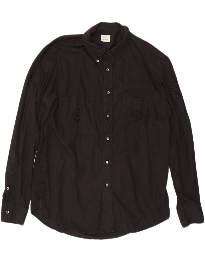 CERRUTI 1881 Herren Grafikshirt XL Schwarz