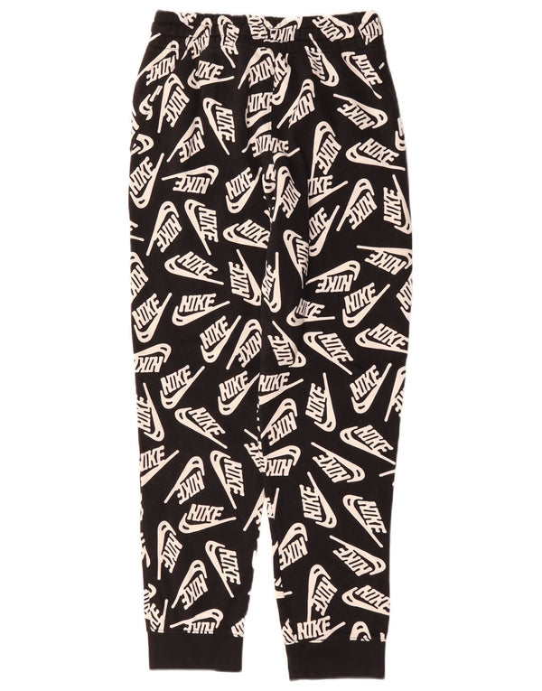 Nike Jungen-Trainingsanzug mit Grafik, Jogginghose, 12–13 Jahre, Größe L, Schwarz, Baumwolle