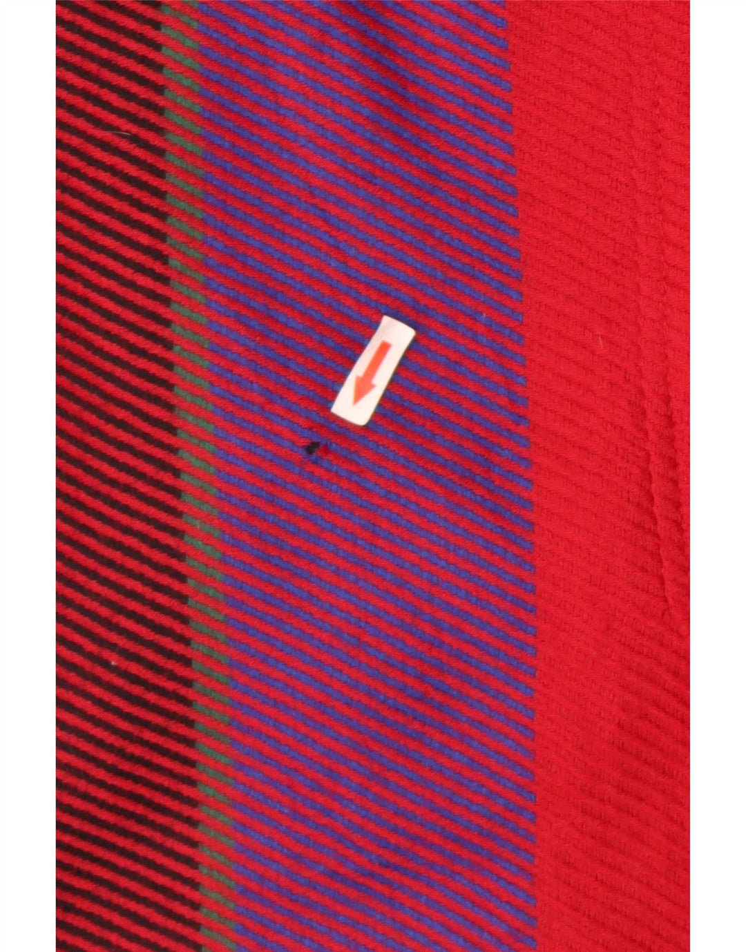 Roccobarocco Damen Übergroßer Mantel UK 10 Kleine rot gestreifte Wolle