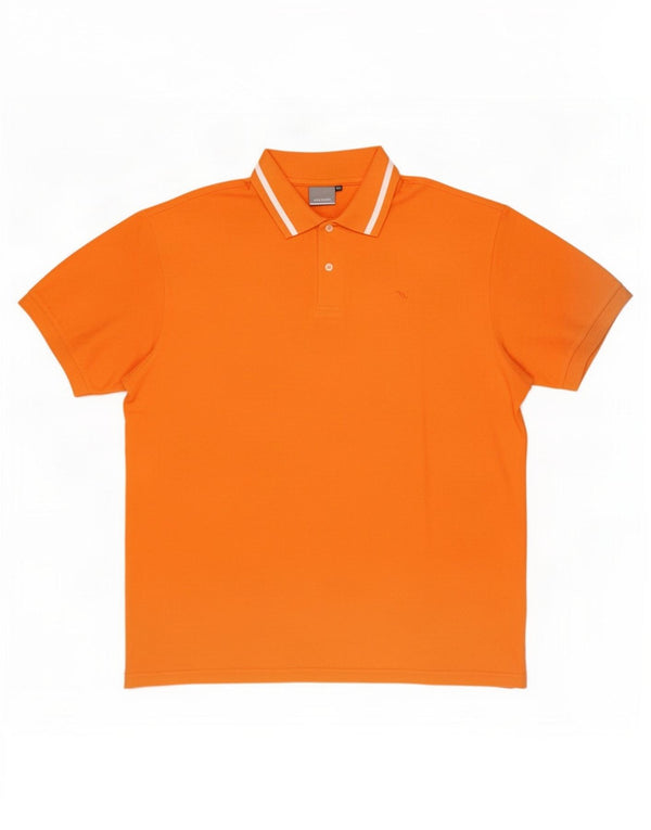 Diadora Herren Poloshirt 2XL Orange Baumwolle