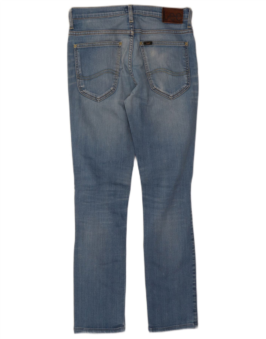 LEE Damen Cain Slim Jeans W30 L27 Blaue Baumwolle
