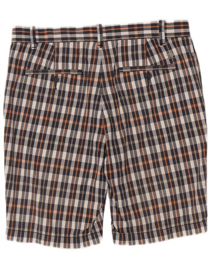 Penguin Herren-Chinoshorts, W32, mittelgroß, mehrfarbig, kariert, Baumwolle