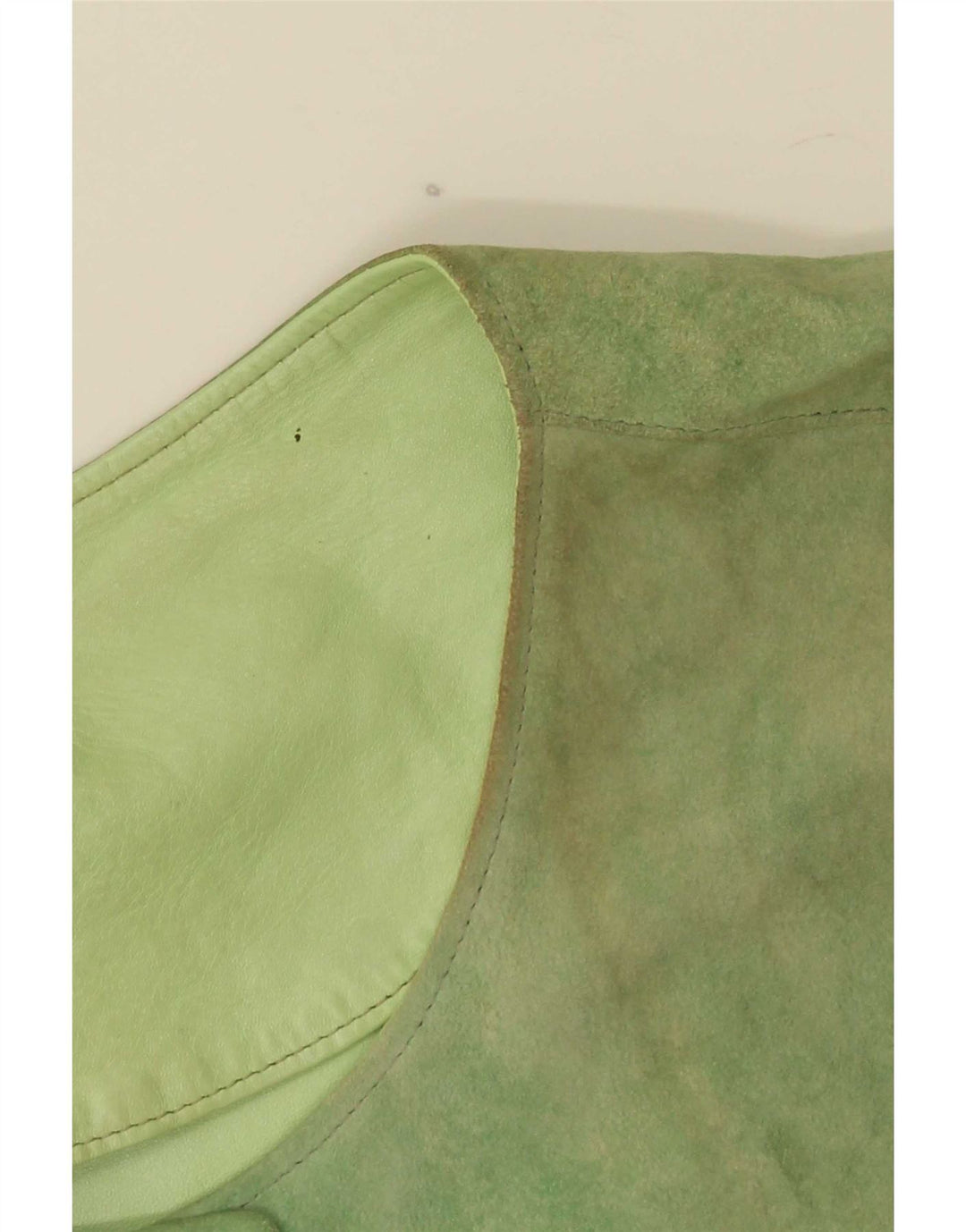 Vintage Damen Wildlederjacke UK 20 2XL Grün