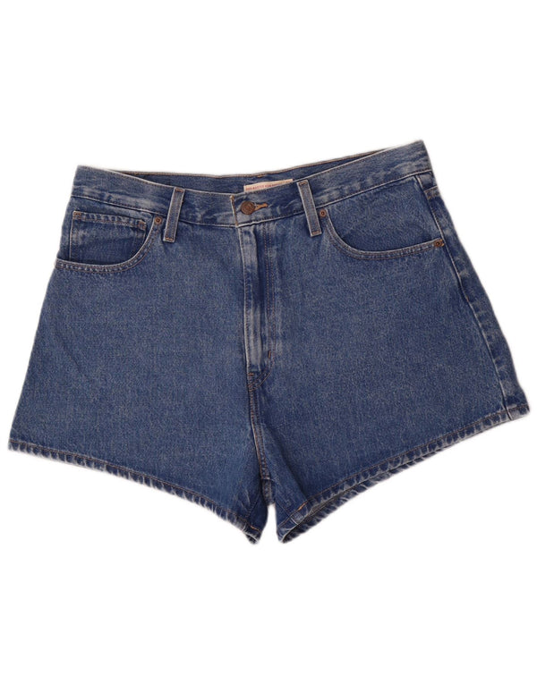 Levi's Mom Denim-Shorts mit hoher Taille für Damen, W32, Größe L, Blau, Baumwolle