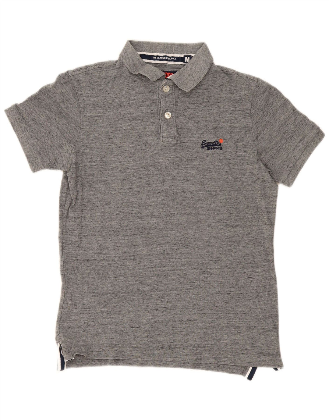 Superdry Herren-Poloshirt Mittelgrau meliert