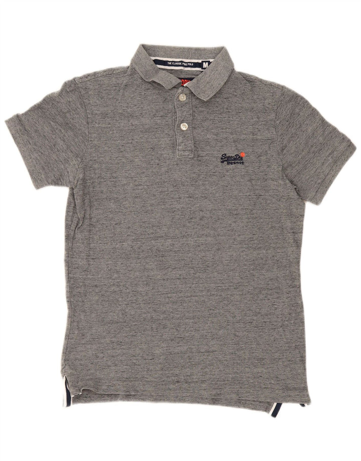Superdry Herren-Poloshirt Mittelgrau meliert