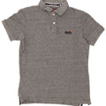 Superdry Herren-Poloshirt Mittelgrau meliert