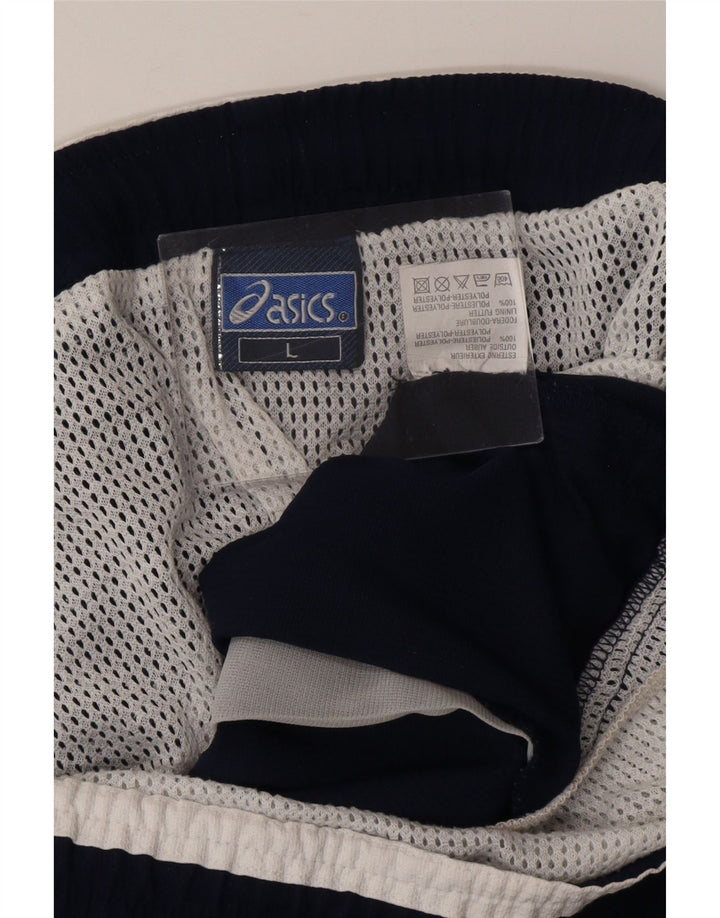 ASICS Herren-Badeshorts, groß, marineblau, Polyester