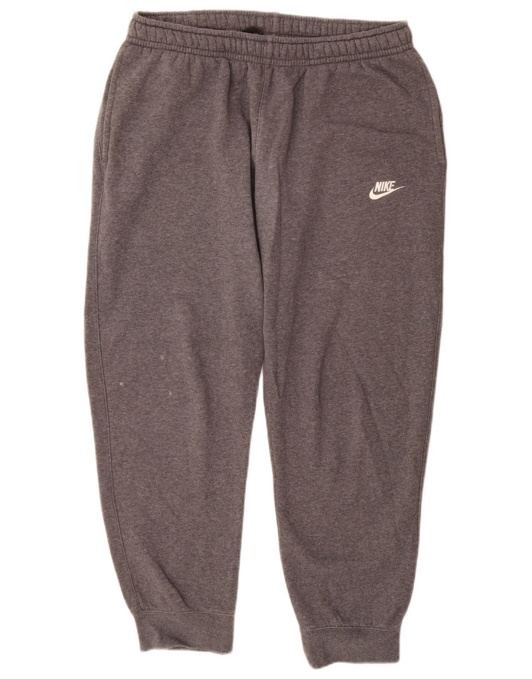 Nike Herren-Trainingshose, Jogginghose, groß, graue Baumwolle
