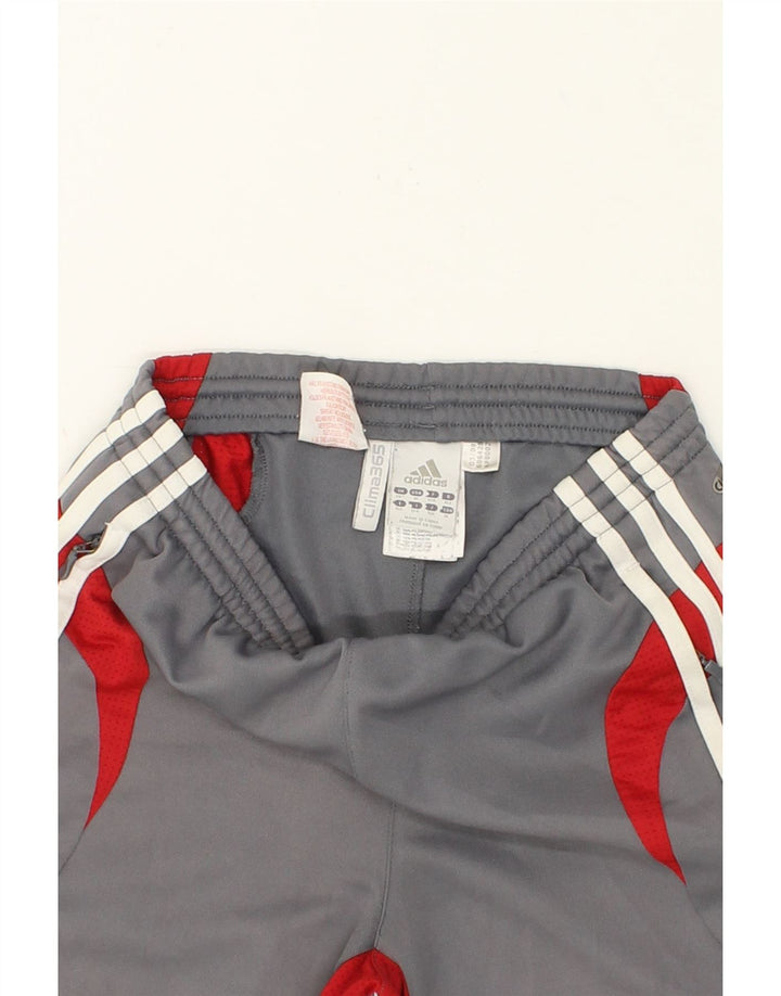 ADIDAS Boys Clima 365 Sport Shorts 11-12 Years Grey Polyester Vintage Adidas and Second-Hand Adidas from Messina Hembry 