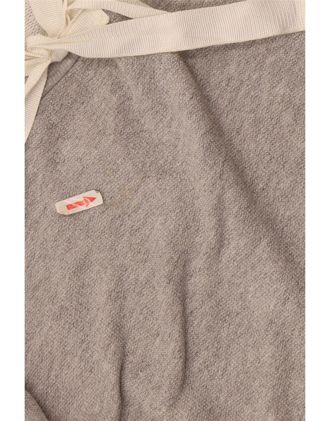 MET Damen Langarm-Blusenoberteil UK 10 Small Graue Baumwolle