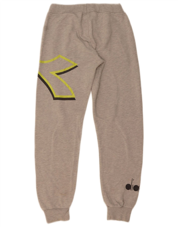 Diadora Jungen-Trainingshose mit Grafik, 13–14 Jahre, Grau