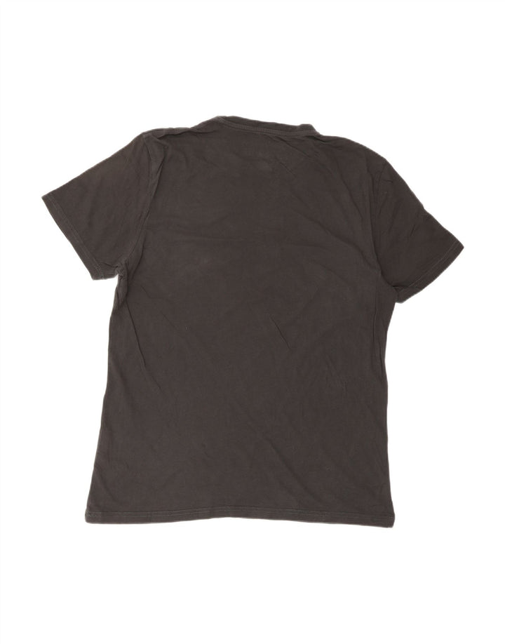 NAPAPIJRI Mens Graphic T-Shirt Top Medium Grey Cotton