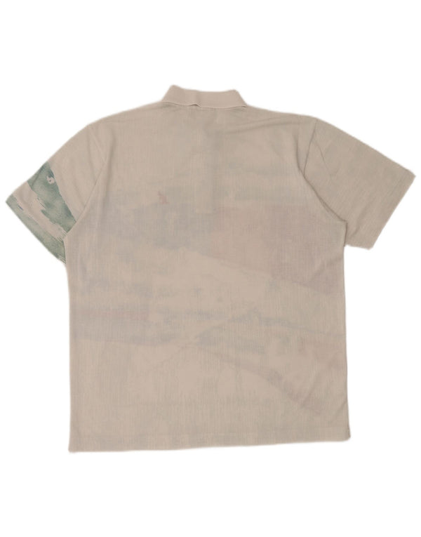 AUSTRALIAN L'ALPINA Herren Poloshirt IT 40 Medium Off White